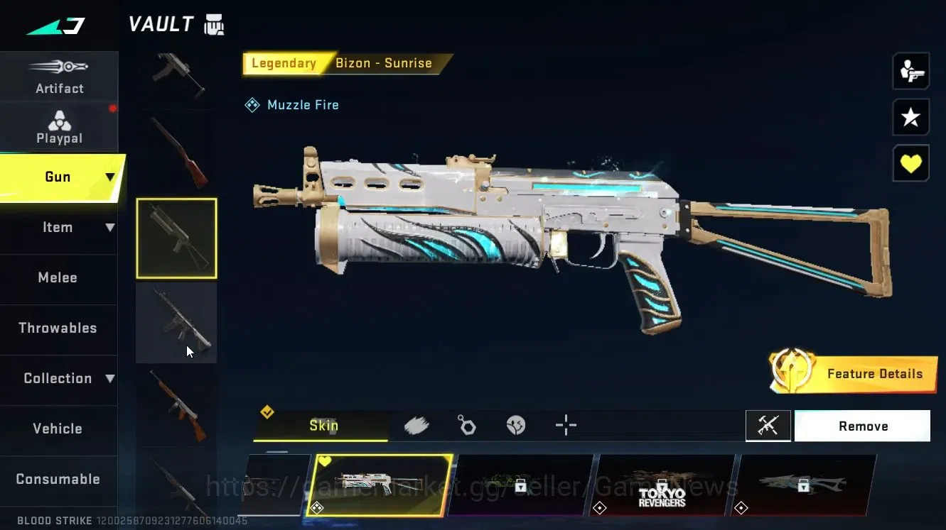 Blood Strike Accounts ASIA|ETERNAL DEagle Lv2|Collab TR[JACK,Parachute]| image 13