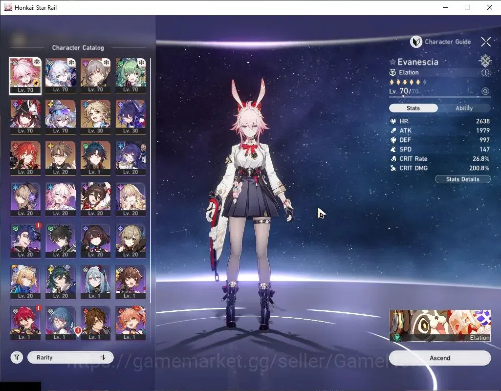 Honkai Star Rail Accounts Asia|TL 54|7 Limited|EvanesciaE1,Silver Wolf999,Ya image 4