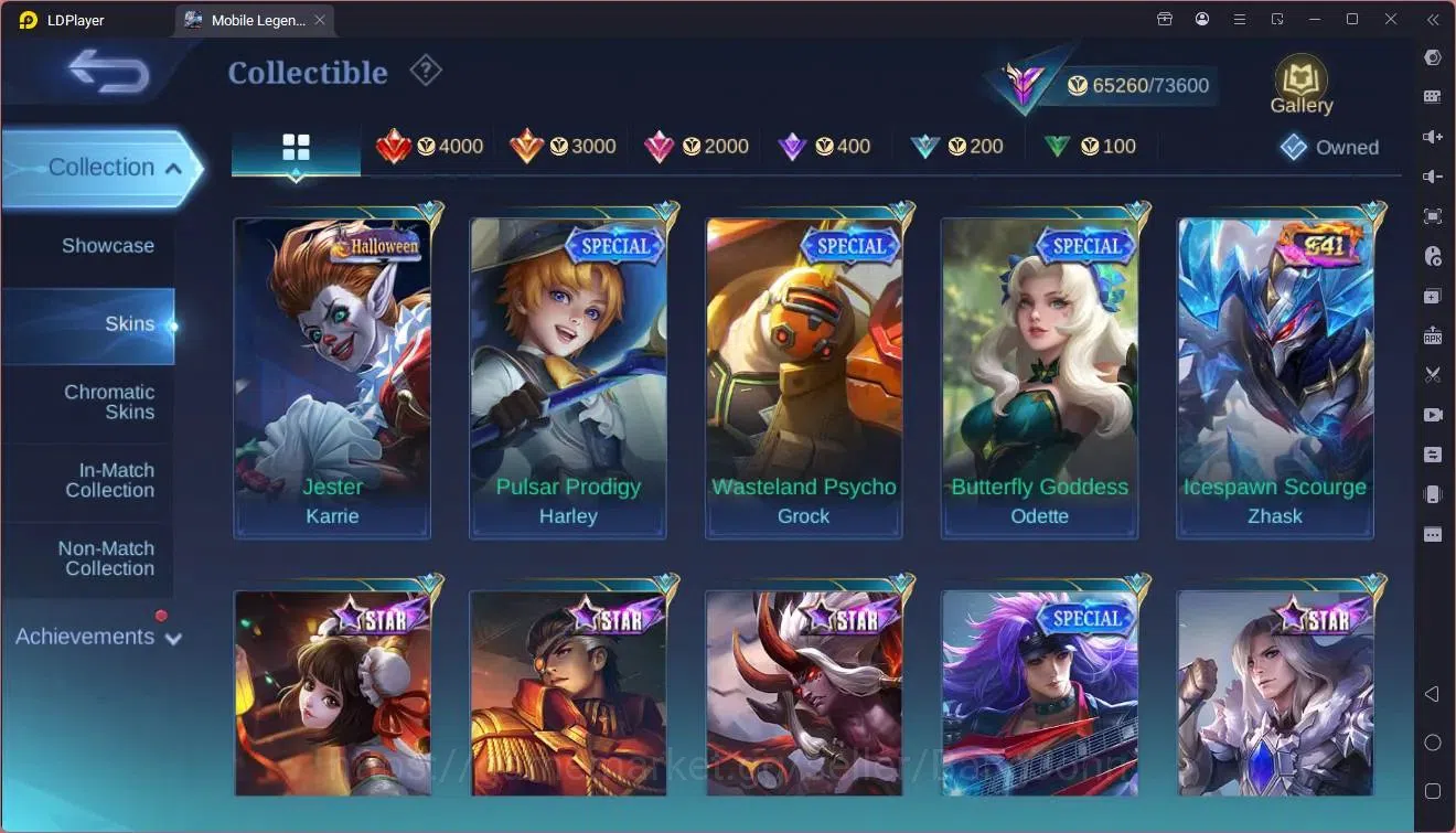 Mobile Legends: Bang Bang Accounts Collector Global |Hero 133|Skin 289|Renowned|TFM Roger|KOF Karina|CLOUDS Kagura|CC 16