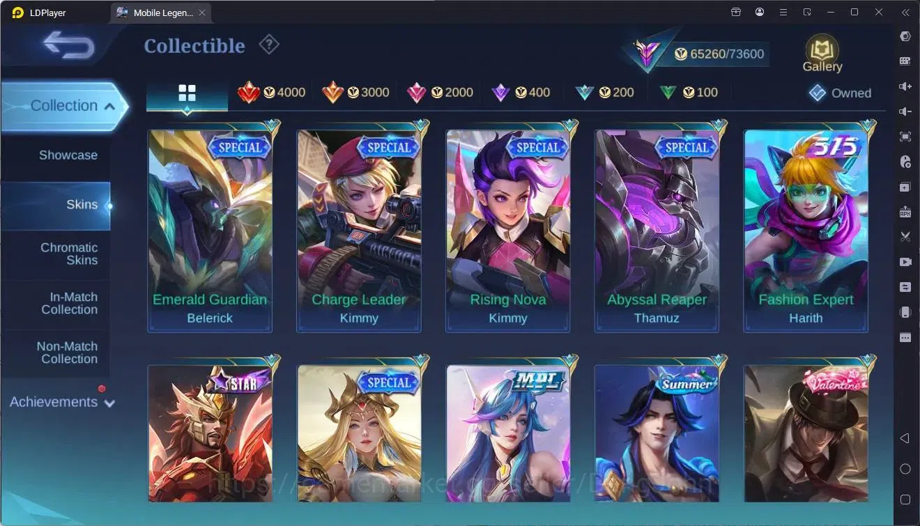 Mobile Legends: Bang Bang Accounts Collector Global |Hero 133|Skin 289|Renowned|TFM Roger|KOF Karina|CLOUDS Kagura|CC 17