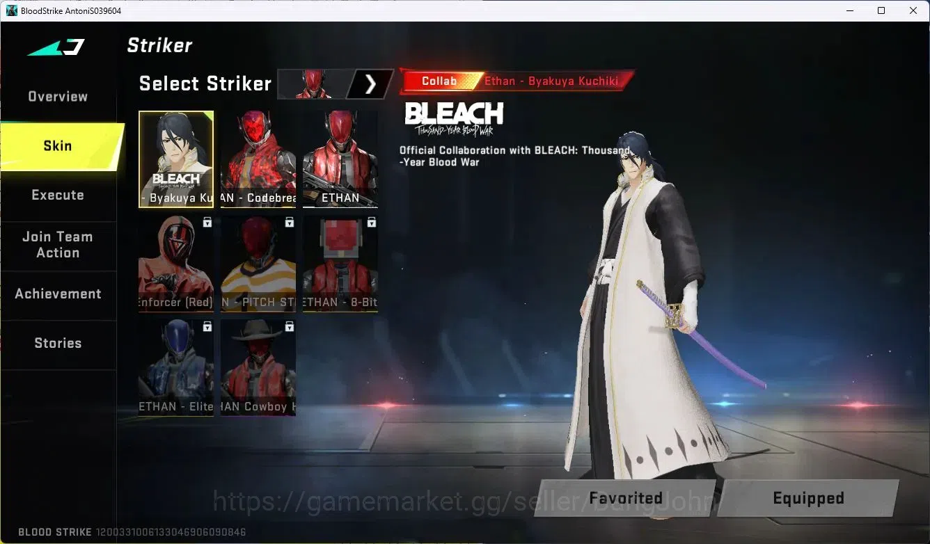Blood Strike Accounts ASIA|Collab MCX - EVA-00|7 Legendary Gun|Collab Et image 12