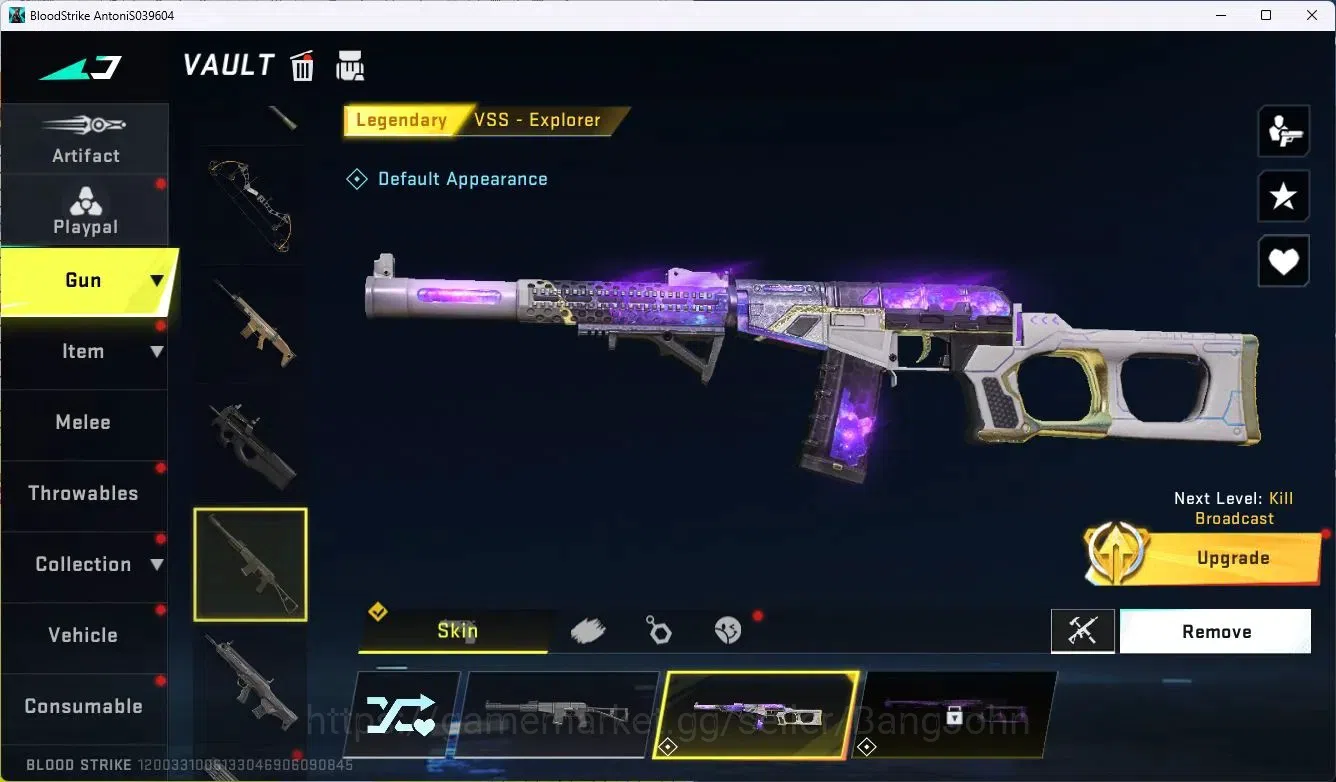 Blood Strike Accounts ASIA|Collab MCX - EVA-00|7 Legendary Gun|Collab Et image 4