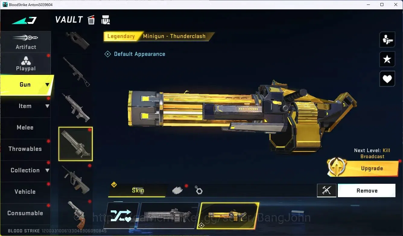 Blood Strike Accounts ASIA|Collab MCX - EVA-00|7 Legendary Gun|Collab Et image 5