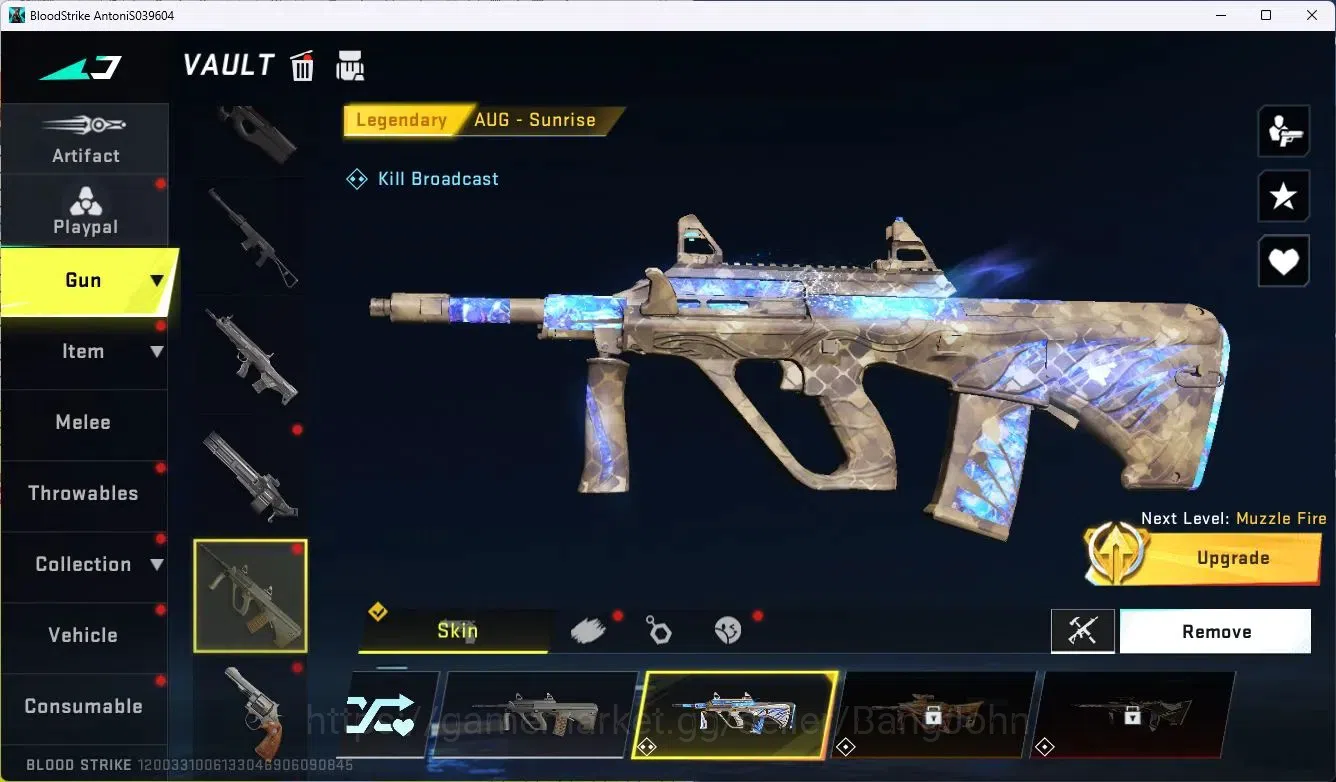 Blood Strike Accounts ASIA|Collab MCX - EVA-00|7 Legendary Gun|Collab Et image 6