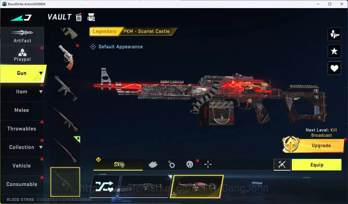 Blood Strike Accounts ASIA|Collab MCX - EVA-00|7 Legendary Gun|Collab Et image 9