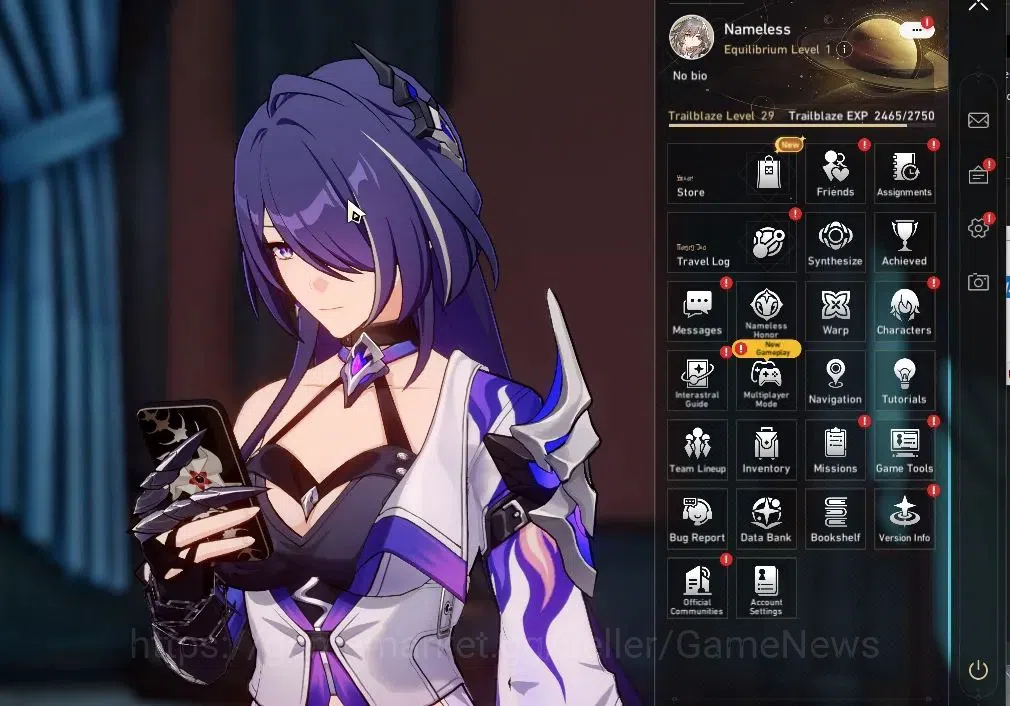 Honkai Star Rail Accounts ASIA |TL 29|2 Limited| Acheron, Sunday |1 Golden C image 1