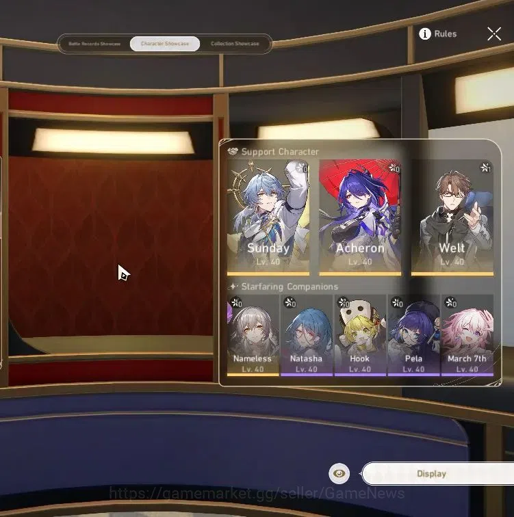 Honkai Star Rail Accounts ASIA |TL 29|2 Limited| Acheron, Sunday |1 Golden C image 2