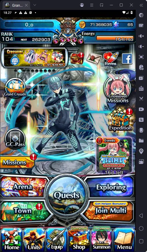 Grand Summoners Accounts GLOBAL|Ascend 18|Rank 104|Houka Inumuta TW|Summer  image 2