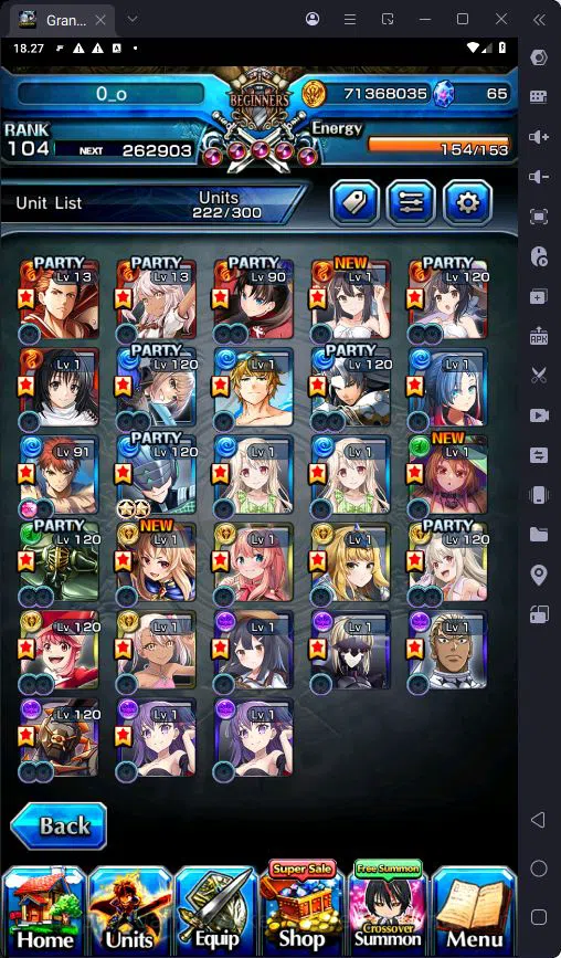 Grand Summoners Accounts GLOBAL|Ascend 18|Rank 104|Houka Inumuta TW|Summer  image 5