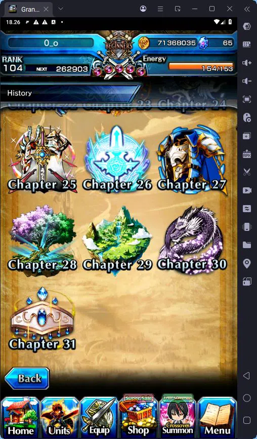 Grand Summoners Accounts GLOBAL|Ascend 18|Rank 104|Houka Inumuta TW|Summer  image 7