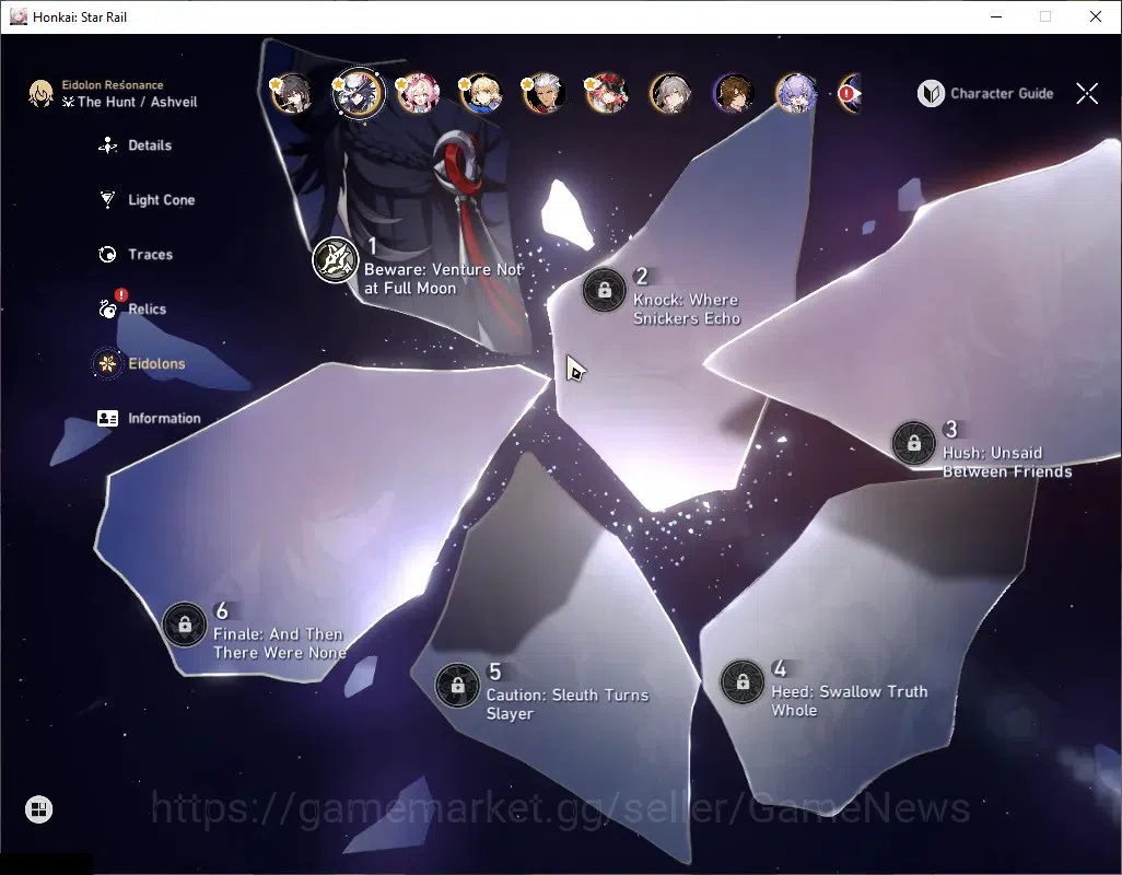 Honkai Star Rail Accounts Asia|TL 68|Prem Elation|15 Limit|Sparxie,Sparkle,Y image 6