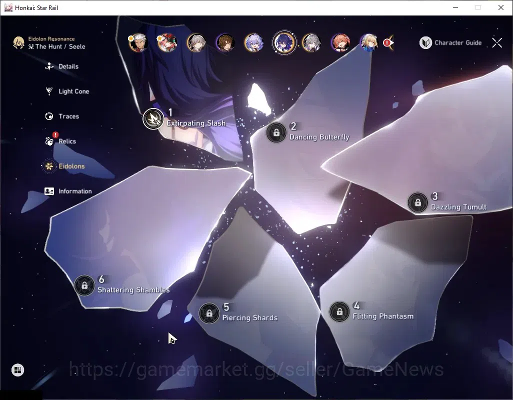 Honkai Star Rail Accounts Asia|TL 68|Prem Elation|15 Limit|Sparxie,Sparkle,Y image 8