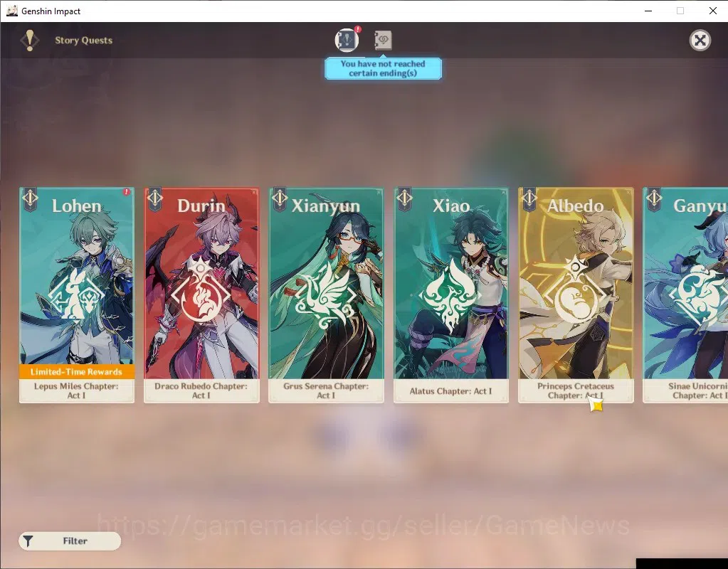 Genshin Impact Accounts Asia|AR 50|3 Limited + 1 (*5 Weapon)|Varka,Nicole, image 14