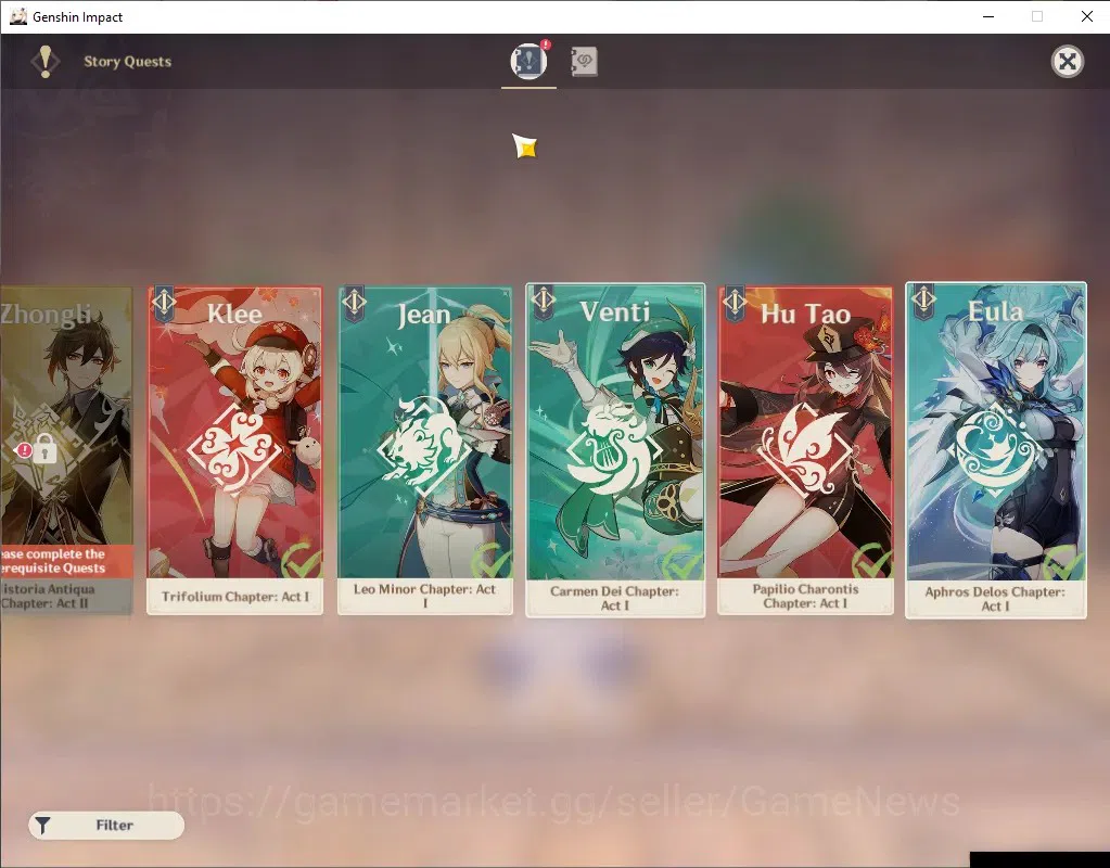 Genshin Impact Accounts Asia|AR 50|3 Limited + 1 (*5 Weapon)|Varka,Nicole, image 16