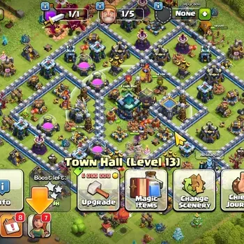 Clash of Clans Accounts High-End LV 125|TH 13|HH 7|Limited Skin|BK 55,AQ 67,GW 35,MP 38,RC 10|BM 12,BC 15|CN ON|Protect