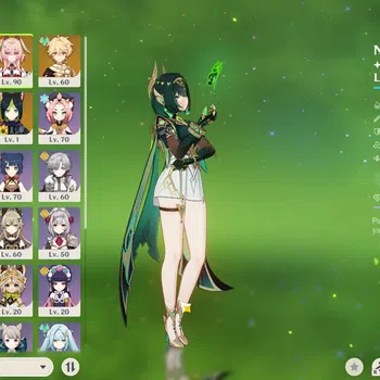 Genshin Impact Accounts Mid Game ASIA|Nefer Premium, Well Build|Nefer,Lauma,Linnea+TheirSignature,Columbina|UsnLog|TA1346