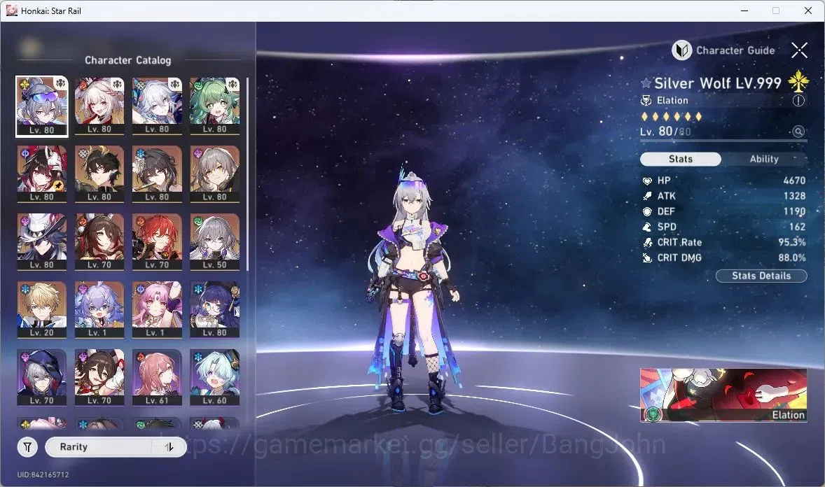 Honkai Star Rail Accounts ASIA | TL 67, Silver Wolf LV.999, Ruan Mei, Dan He image 10