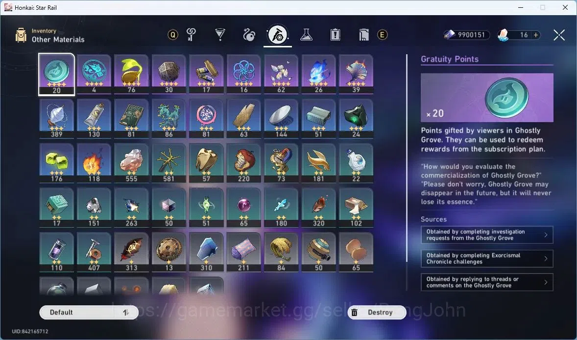Honkai Star Rail Accounts ASIA | TL 67, Silver Wolf LV.999, Ruan Mei, Dan He image 16