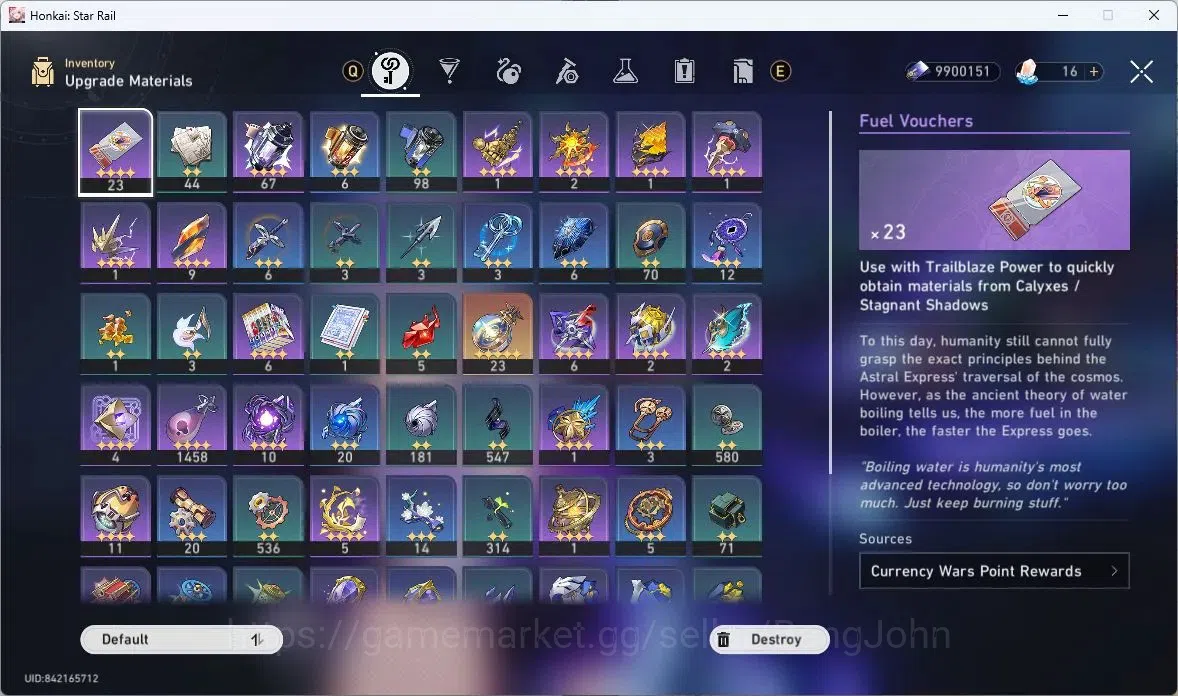 Honkai Star Rail Accounts ASIA | TL 67, Silver Wolf LV.999, Ruan Mei, Dan He image 19