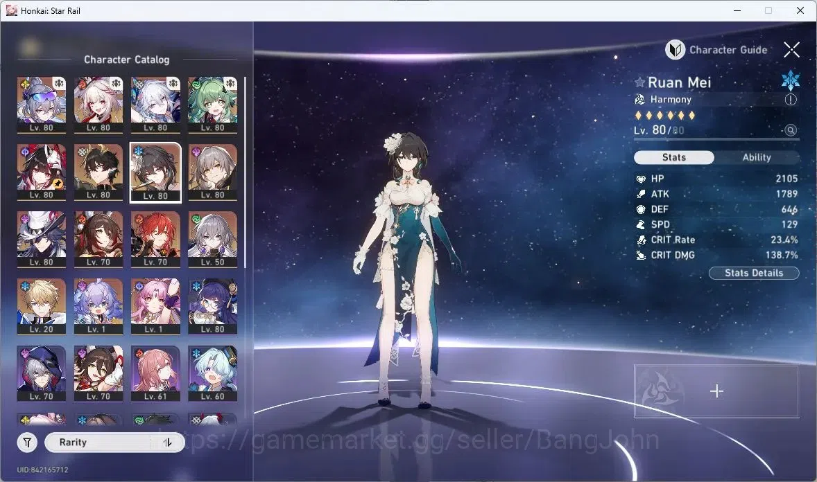 Honkai Star Rail Accounts ASIA | TL 67, Silver Wolf LV.999, Ruan Mei, Dan He image 4