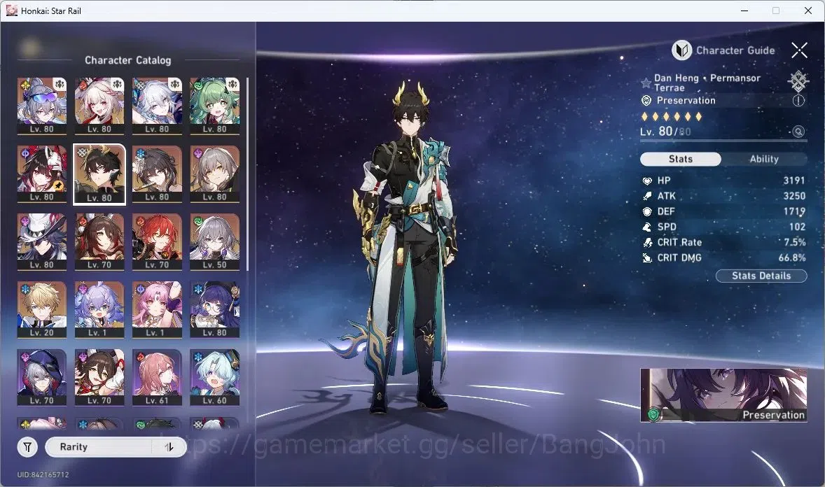 Honkai Star Rail Accounts ASIA | TL 67, Silver Wolf LV.999, Ruan Mei, Dan He image 5