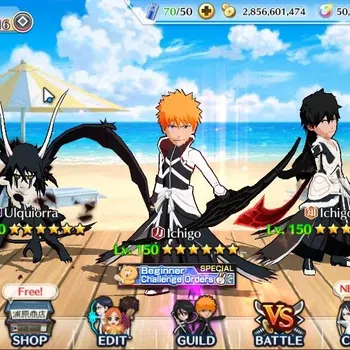 Bleach: Brave Souls Accounts Starter [GLOBAL]|50K Orbs|2New Ichigo,10th Aniv Rukia,Ichigo,Renewd Byakuya,2 Crescent,3