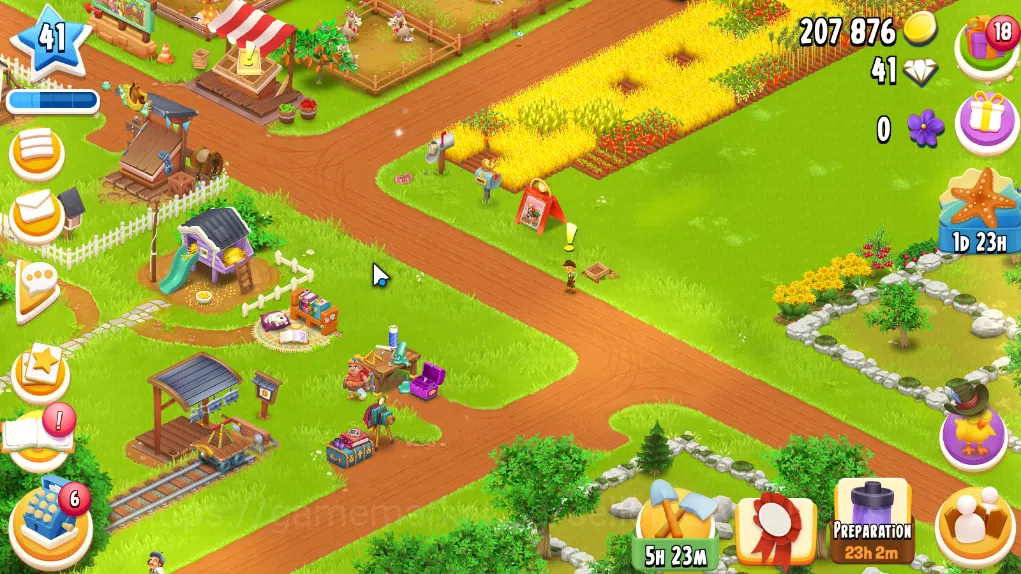 Hay Day Accounts Level 41 | Barn Storage 1100 + Silo Storage 650 | 207k Coins, 41 Diamonds |CN ON|Log Supercell ID|Take 3