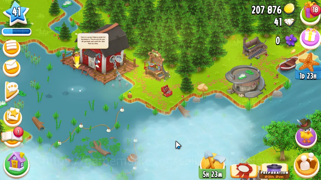 Hay Day Accounts Level 41 | Barn Storage 1100 + Silo Storage 650 | 207k Coins, 41 Diamonds |CN ON|Log Supercell ID|Take 5