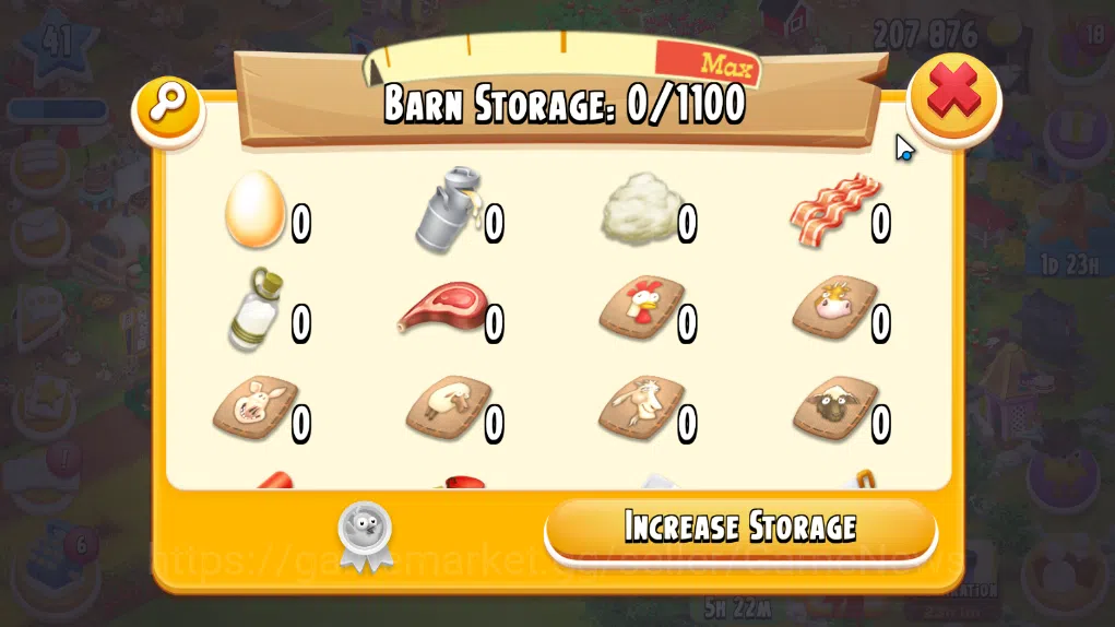 Hay Day Accounts Level 41 | Barn Storage 1100 + Silo Storage 650 | 207k Coins, 41 Diamonds |CN ON|Log Supercell ID|Take 7