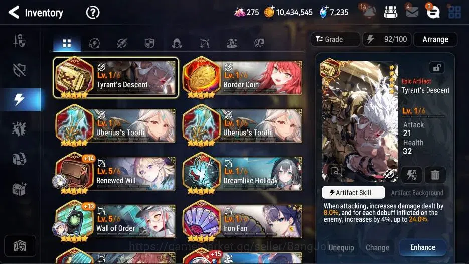 Epic Seven Accounts Global Unverif |6 ML(RO Light,NM Luna,DP Aria,M Ch image 15