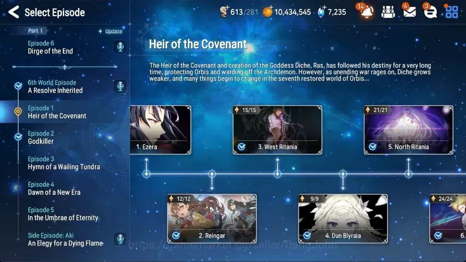 Epic Seven Accounts Global Unverif |6 ML(RO Light,NM Luna,DP Aria,M Ch image 19