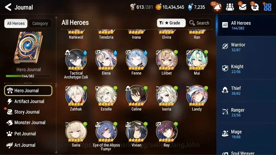 Epic Seven Accounts Global Unverif |6 ML(RO Light,NM Luna,DP Aria,M Ch image 6