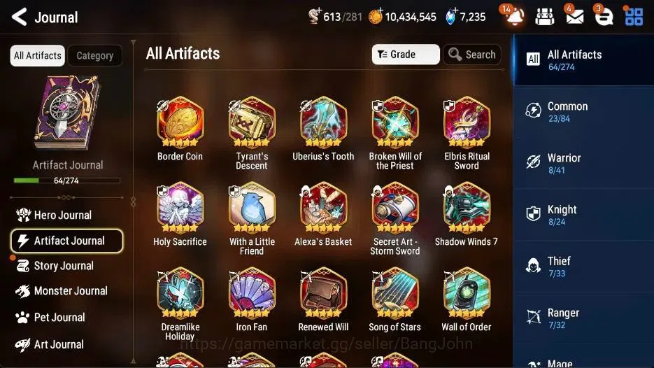 Epic Seven Accounts Global Unverif |6 ML(RO Light,NM Luna,DP Aria,M Ch image 7