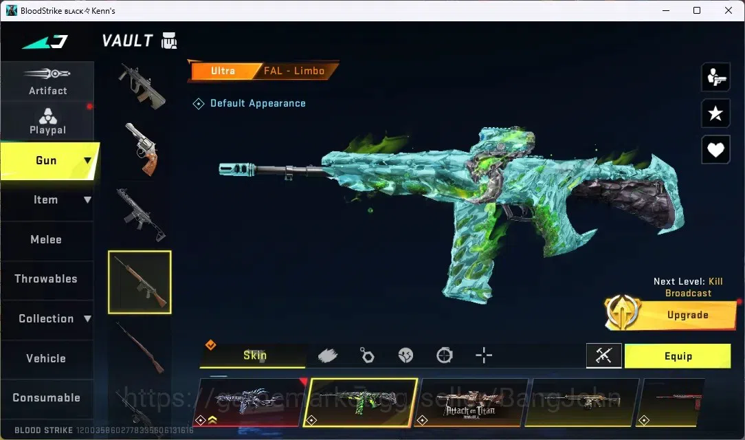 Blood Strike Accounts ASIA | 1 EVO: FAL-Evolved Draco | 2 AOT GUNS | 2 E image 17