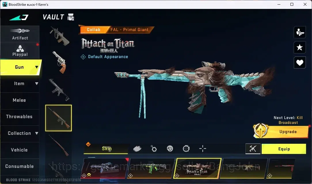 Blood Strike Accounts ASIA | 1 EVO: FAL-Evolved Draco | 2 AOT GUNS | 2 E image 18