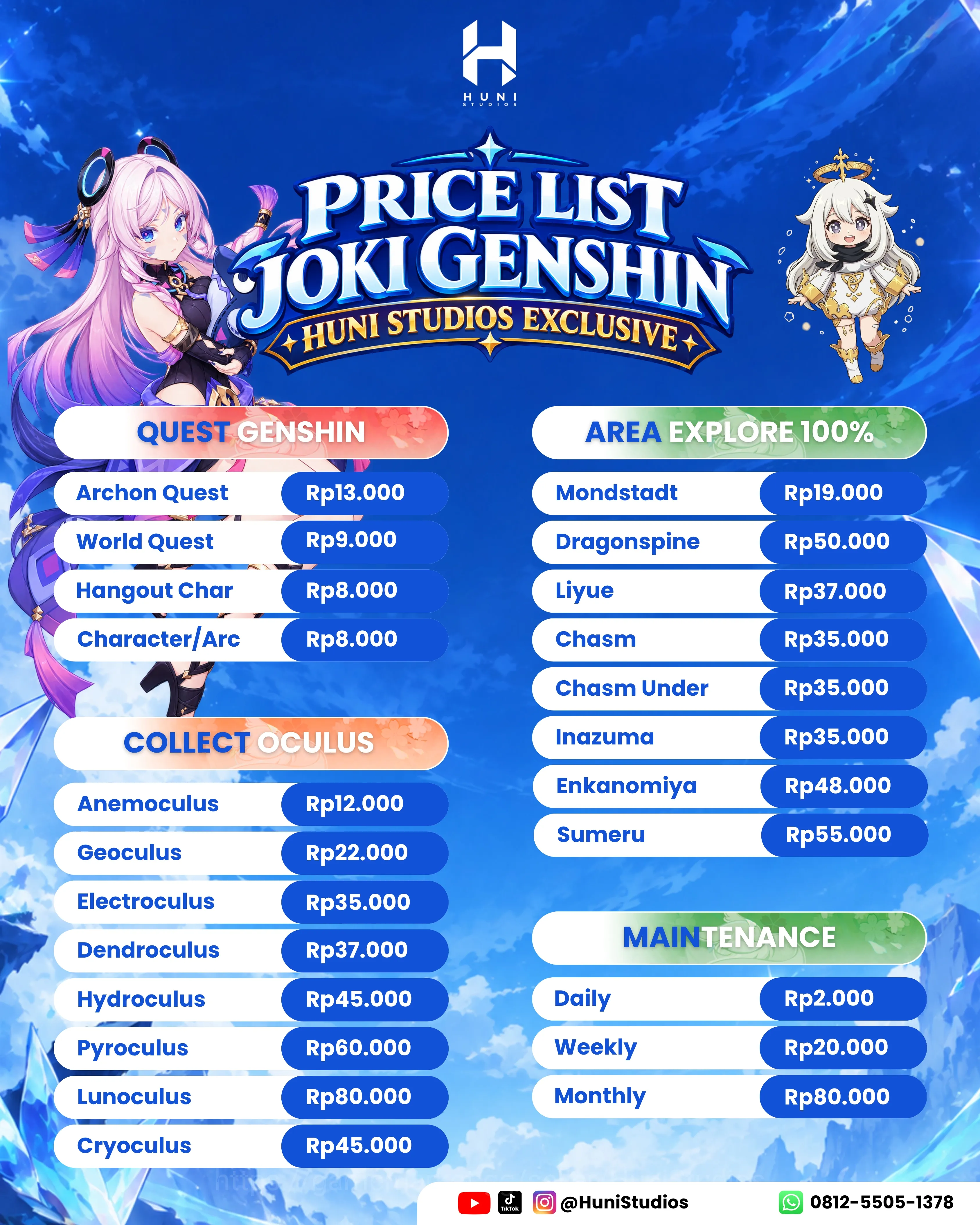 Genshin Impact Boosting account 1