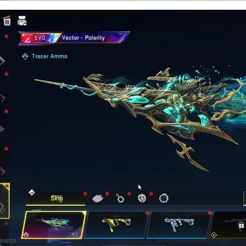 Blood Strike Accounts Collab Skin Asia|EVO Vector Polarty Lv3+Eternal UZI,MP7|Collab AOT2 Female Titan|11
