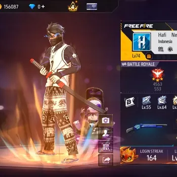 Free Fire Accounts Indonesia|Vault 267|M1887-GoldenGlare,SterlingConqueror,MataElang,etc|8 Evo