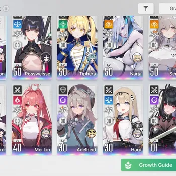 Chaos Zero Nightmare Accounts Global|Lv50|11 SSR 2 Limit