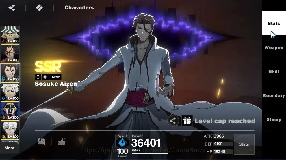 BLEACH: Soul Resonance Accounts NuverseSEA|Lv 72|14 10