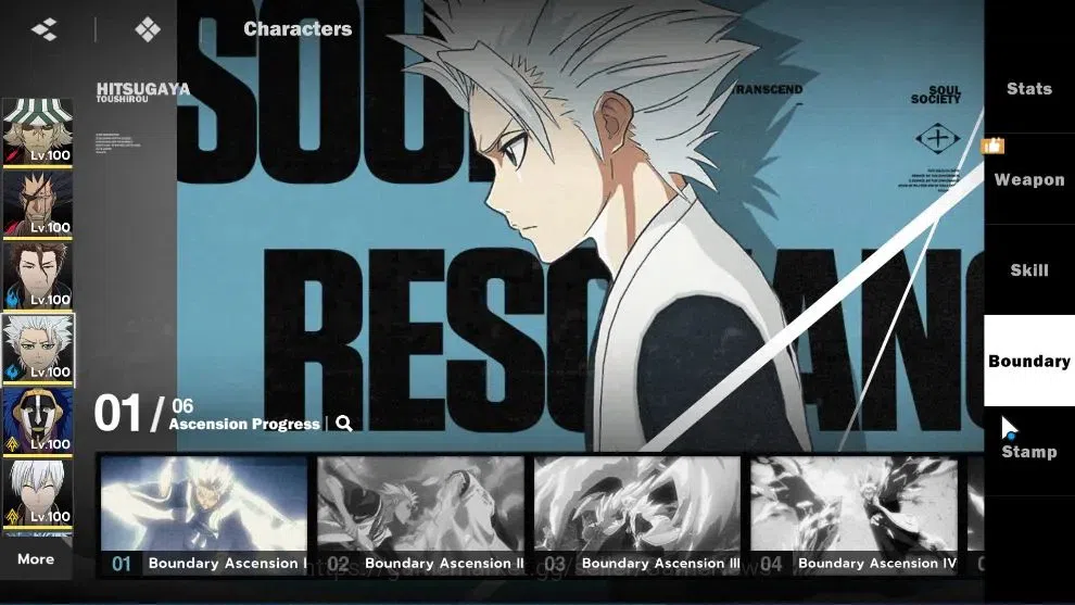 BLEACH: Soul Resonance Accounts NuverseSEA|Lv 72|14 15