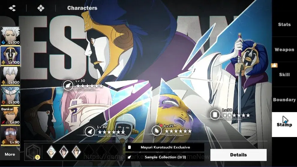 BLEACH: Soul Resonance Accounts NuverseSEA|Lv 72|14 18