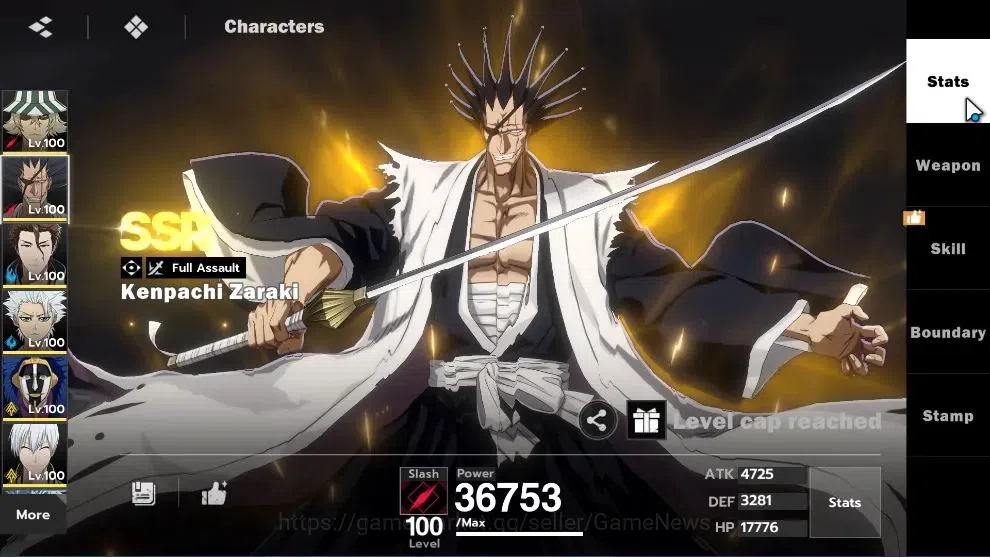 BLEACH: Soul Resonance Accounts NuverseSEA|Lv 72|14 7