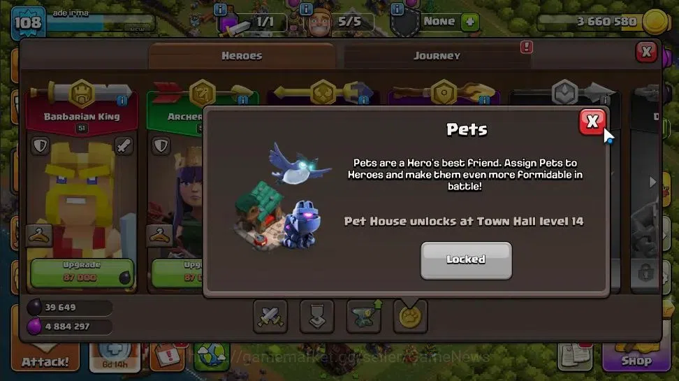 Clash of Clans Accounts LV 108|TH 12 - BH 7|HH 6|Limited Skin|BK 51,AQ 51, image 11