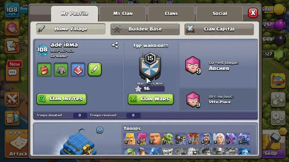 Clash of Clans Accounts LV 108|TH 12 - BH 7|HH 6|Limited Skin|BK 51,AQ 51, image 2