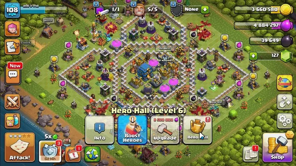 Clash of Clans Accounts LV 108|TH 12 - BH 7|HH 6|Limited Skin|BK 51,AQ 51, image 7