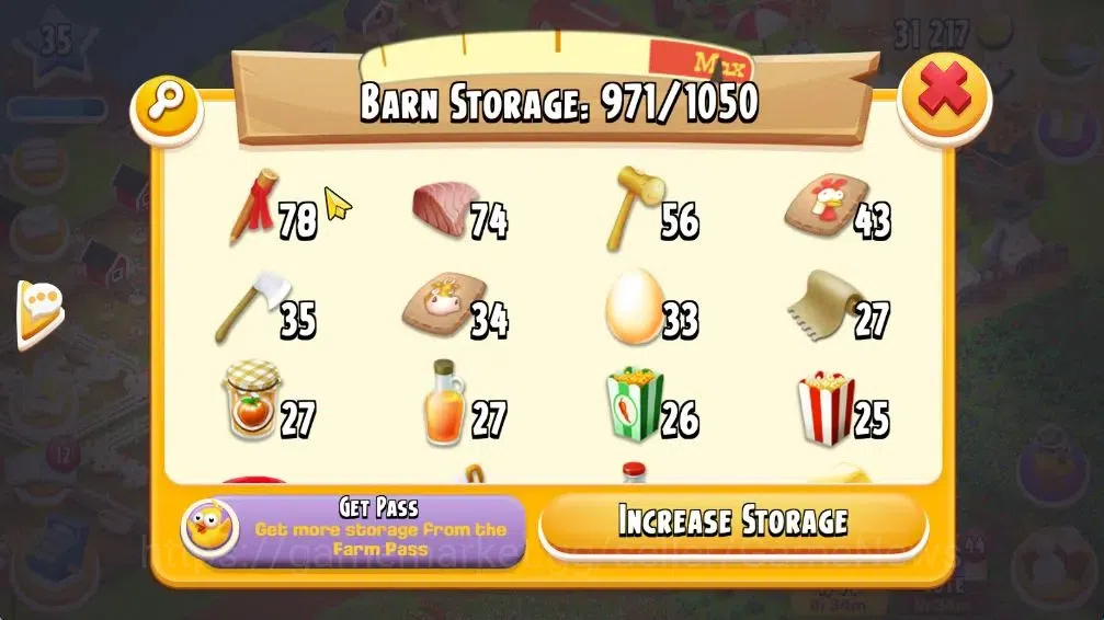 Hay Day Accounts Lvl 35 | Silo Storage 550 + Barn Storage 1050 | La image 11