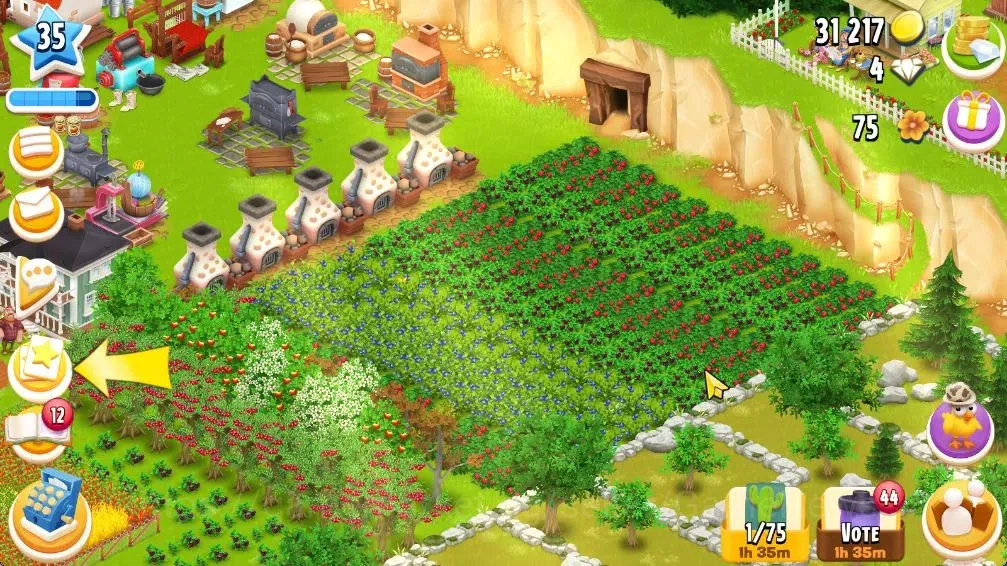 Hay Day Accounts Lvl 35 | Silo Storage 550 + Barn Storage 1050 | La image 2