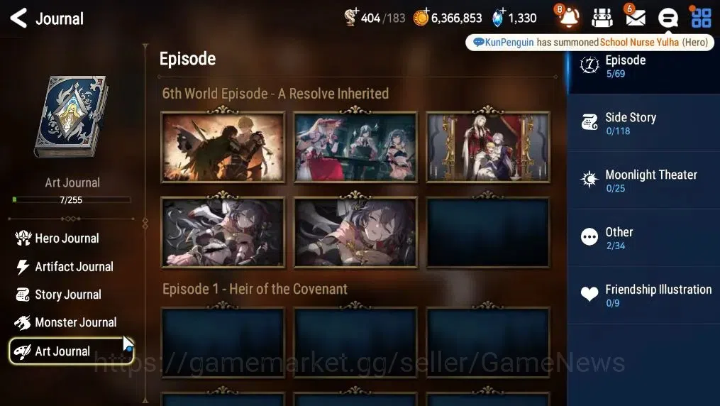 Epic Seven Accounts GLOBAL Unverif|New Era|2 ML(Rhiana N Luciel,Straze image 13