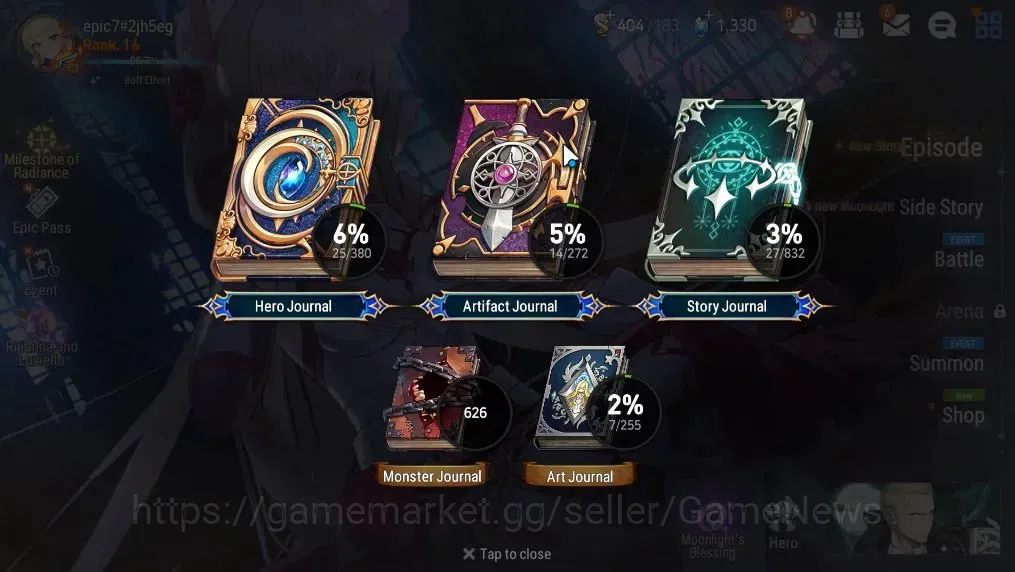 Epic Seven Accounts GLOBAL Unverif|New Era|2 ML(Rhiana N Luciel,Straze image 7